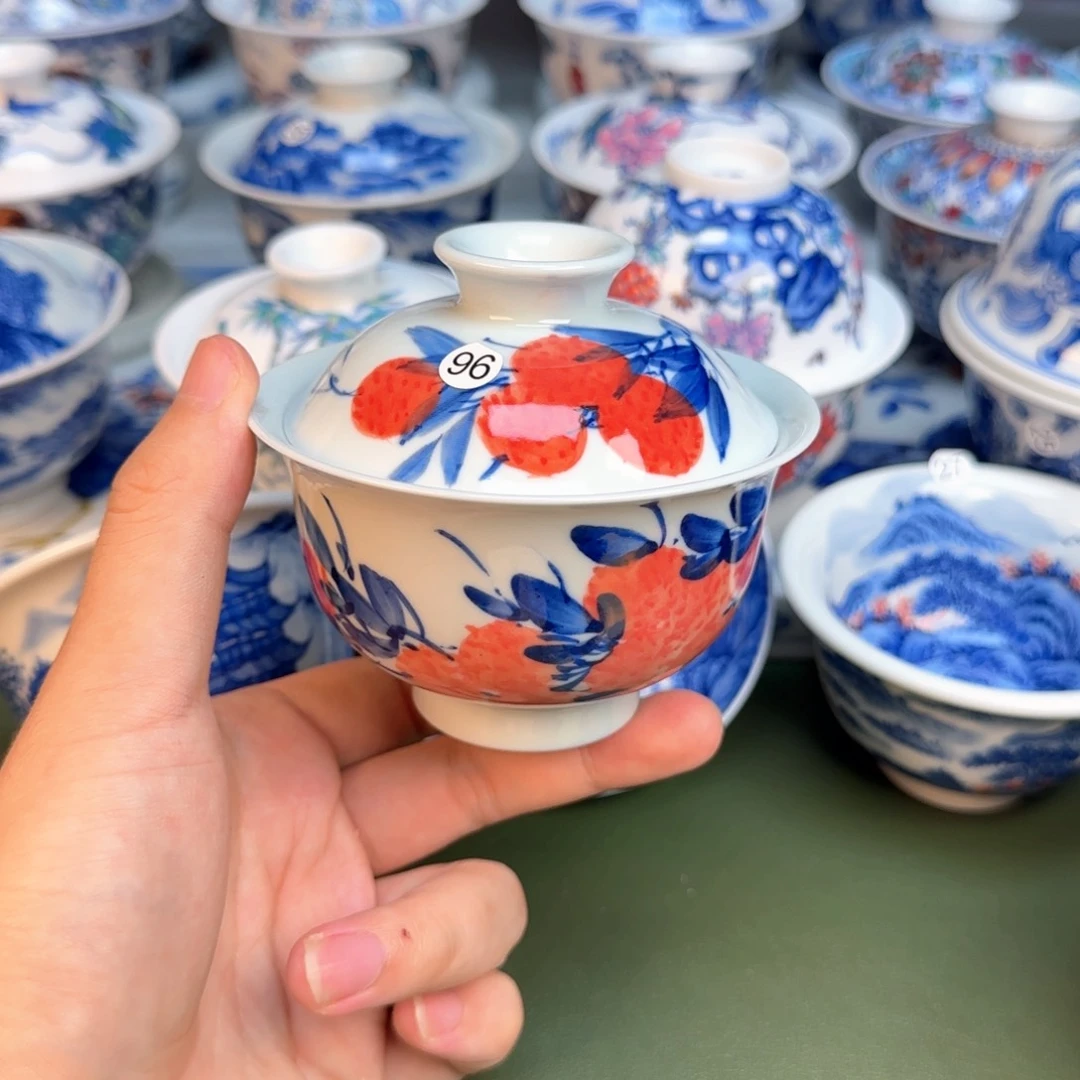彦祖纯手工手绘茶具96