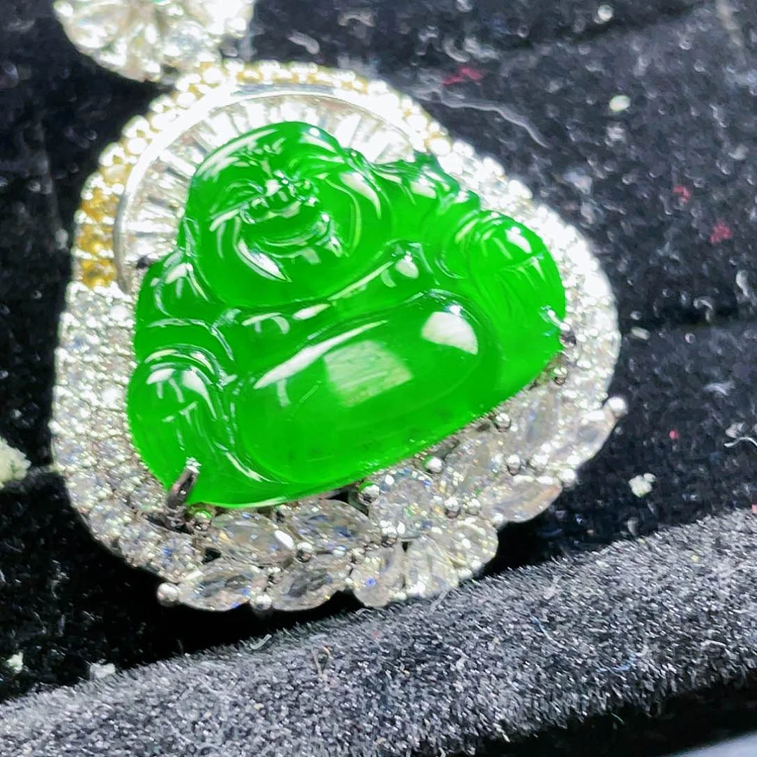 翡翠颈饰未镶嵌166，