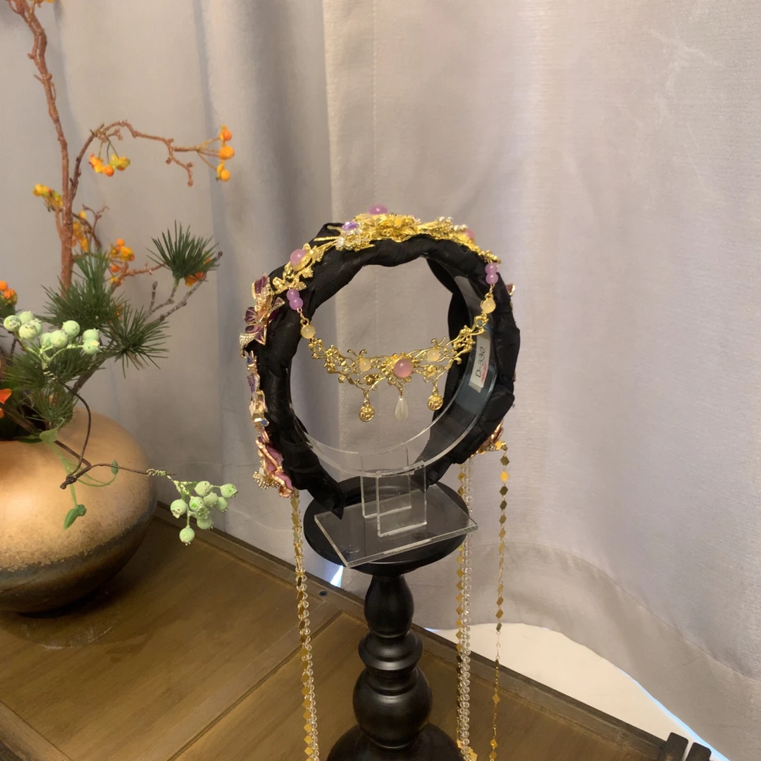 梵夏原创【凤仪】宫廷新中式轻奢华丽发箍