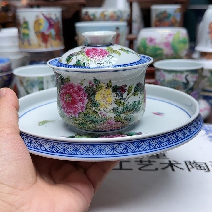 景德镇手工手绘展示