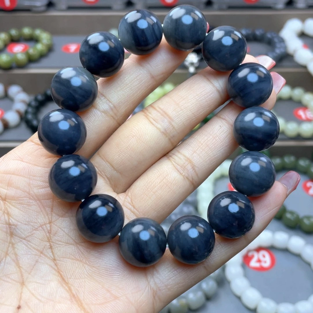 和田玉手链未镶嵌2****护