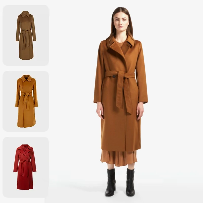 未使用 MaxMara 【国现 专柜价11900元】女士羊毛大衣 Bcollag