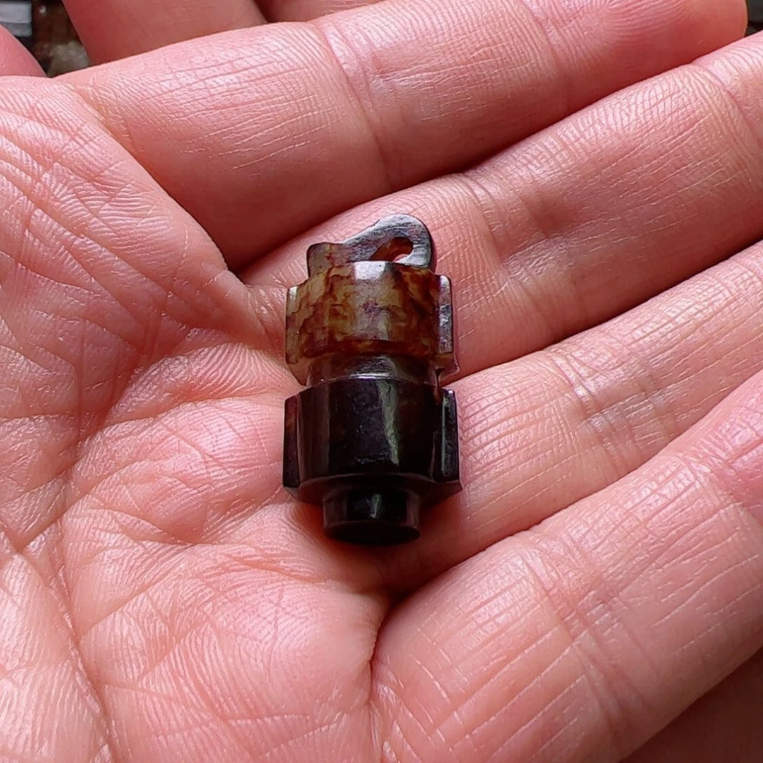 和田玉挂件未镶嵌魚****乐