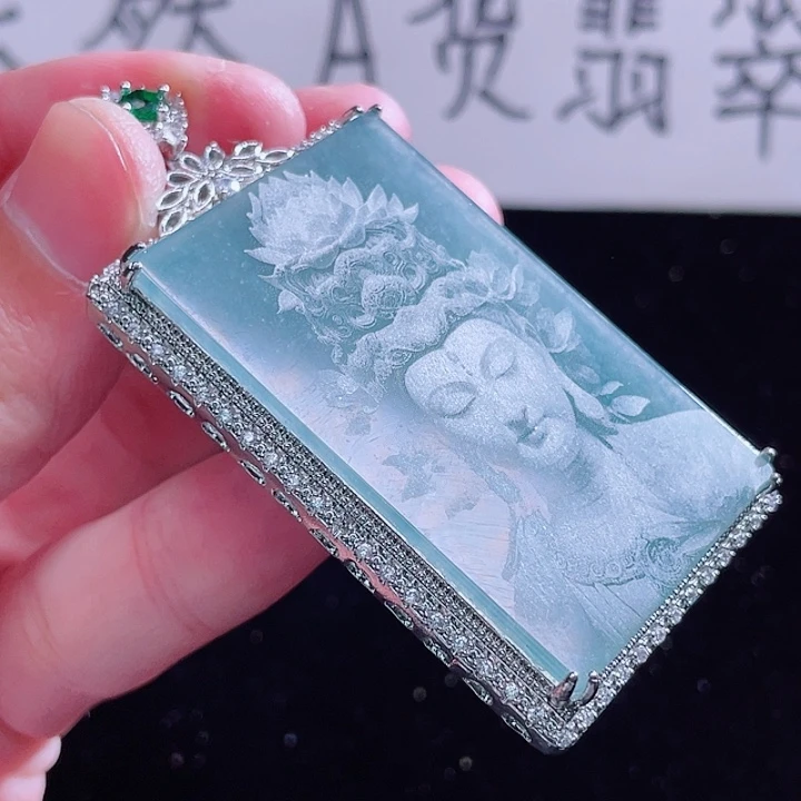 翡翠颈饰未镶嵌999999999