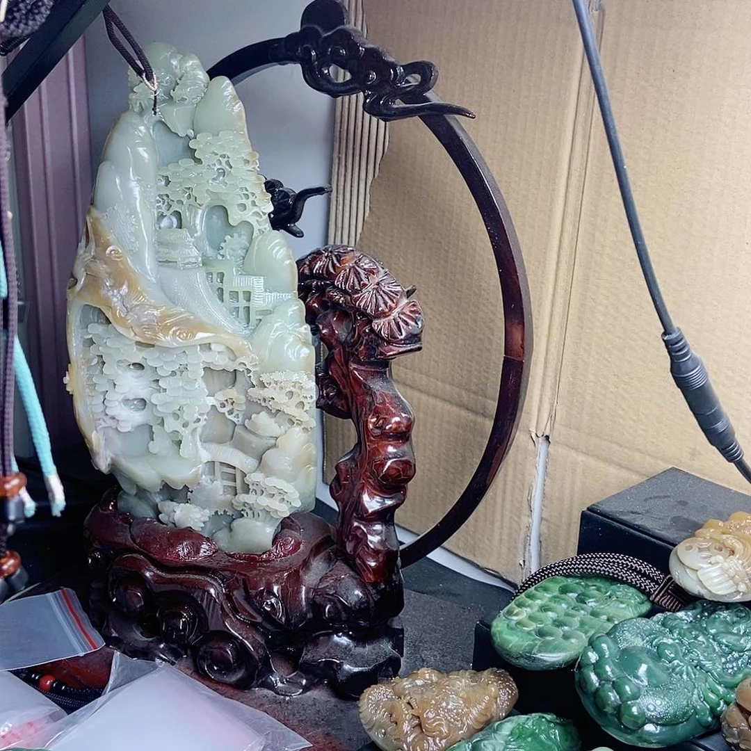 和田玉颈饰未镶嵌