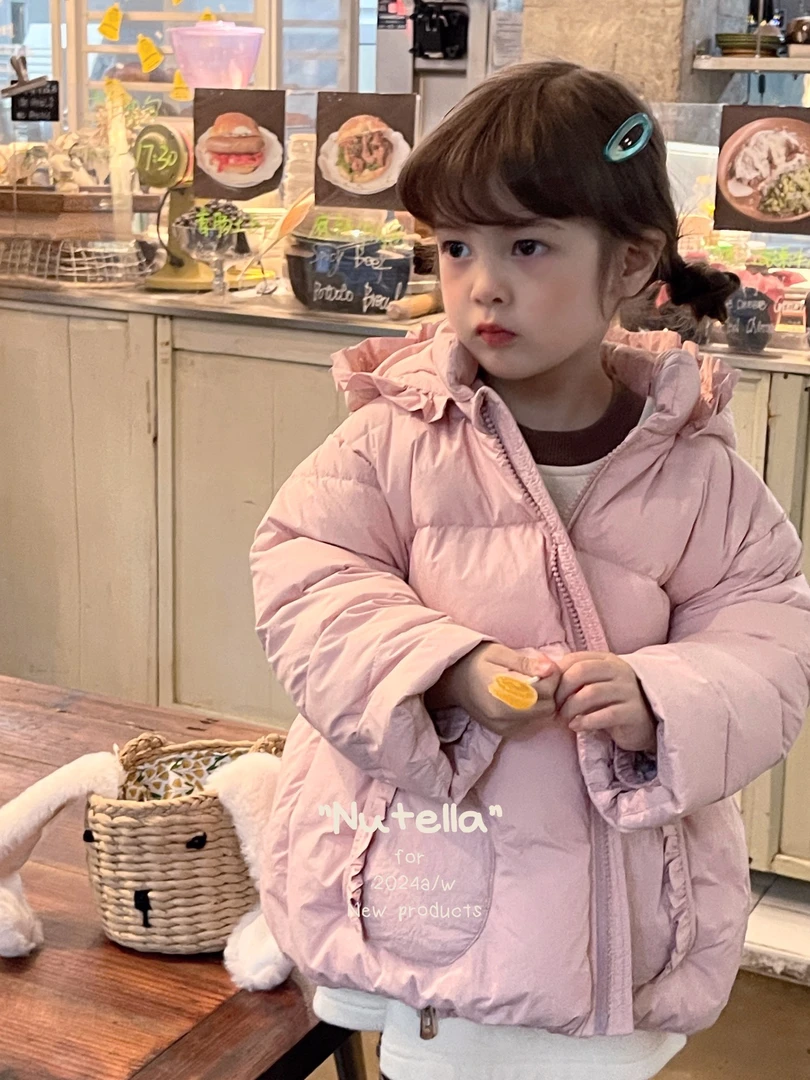 【果】国标90绒杏色羽绒服 8850