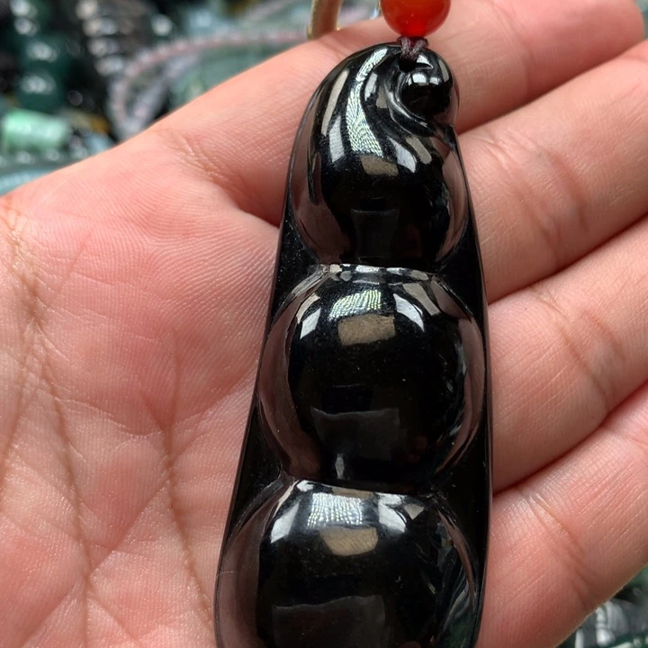 翡翠颈饰未镶嵌保真天然A货翡翠