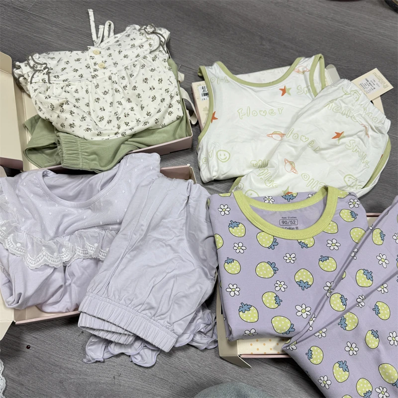 （款式颜色任发）121儿童时尚休闲家居服套装-24B4