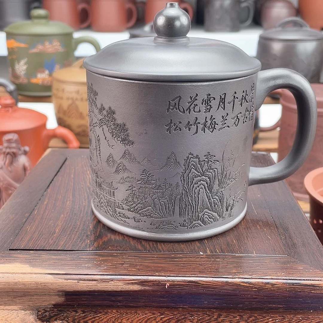 茶杯紫砂高档紫砂茶具套装