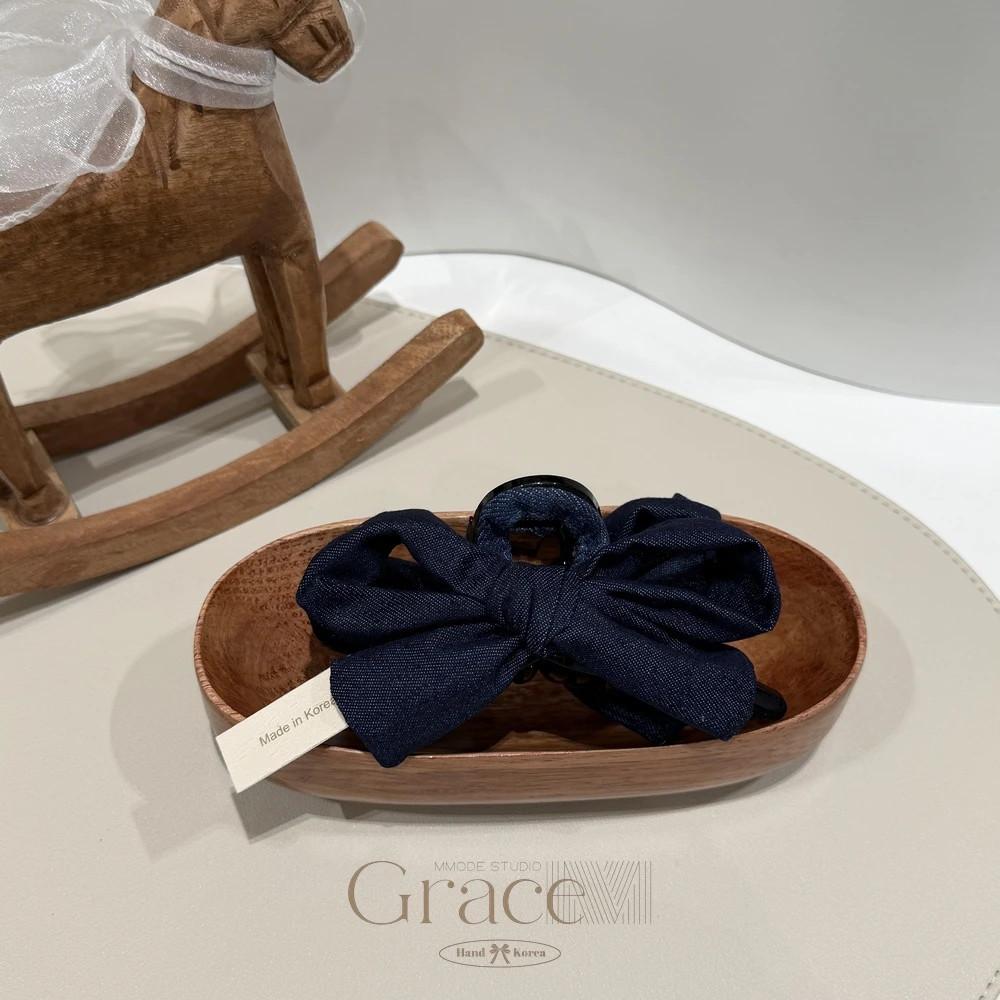 「牛仔物语」韩国25秋冬百搭大抓夹鲨鱼夹后盘发夹