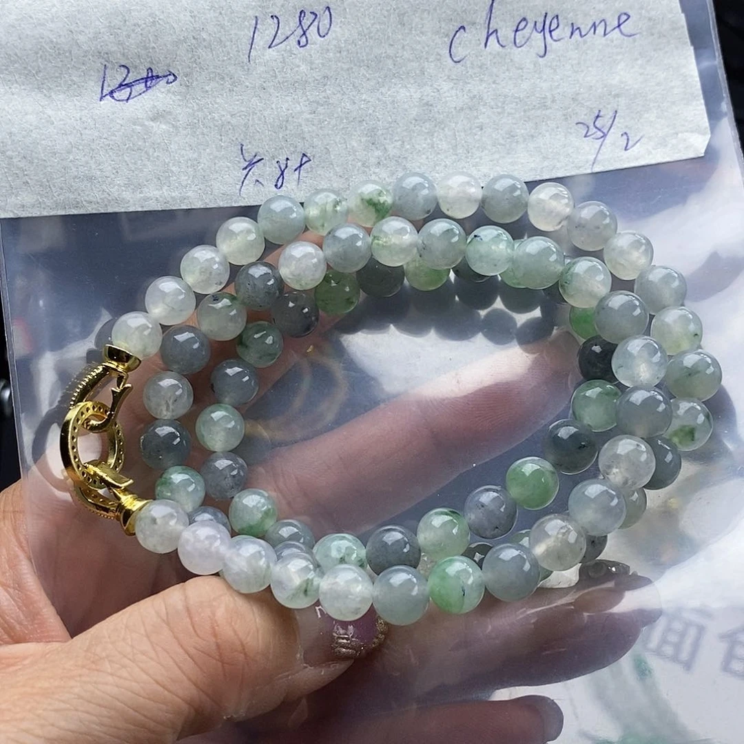 定制翡翠未镶嵌C****e手串