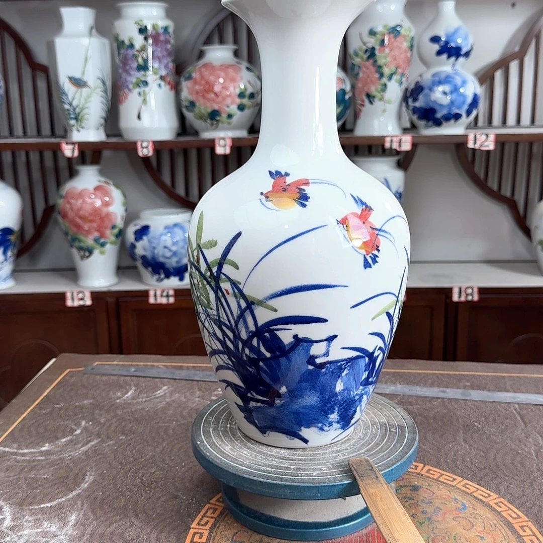 摆件景德镇陶瓷棒玉