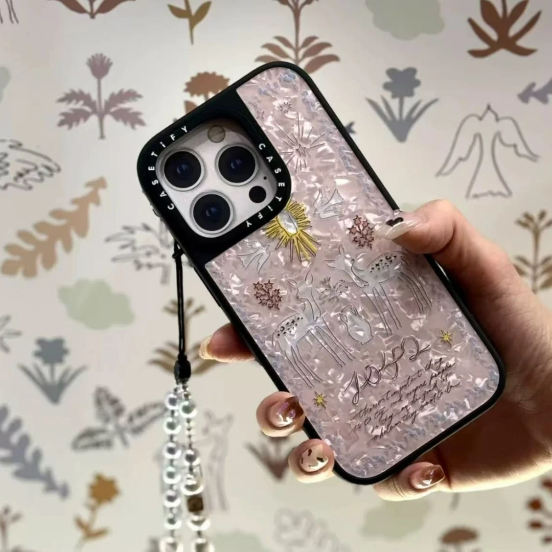 【黑边贝母】适用于苹果手机壳，定制类不退不换