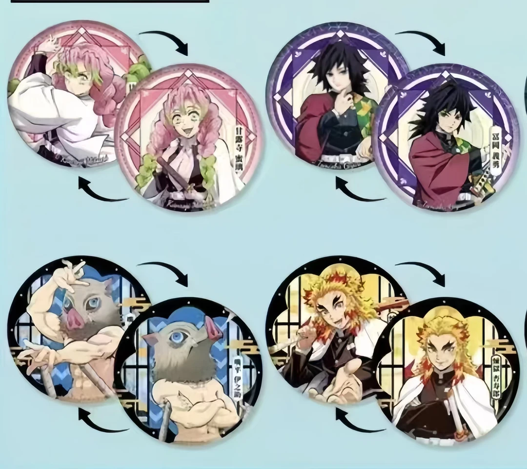 【强娶】新谷《鬼灭之刃》光栅同人二创周边动漫人物吧唧徽章