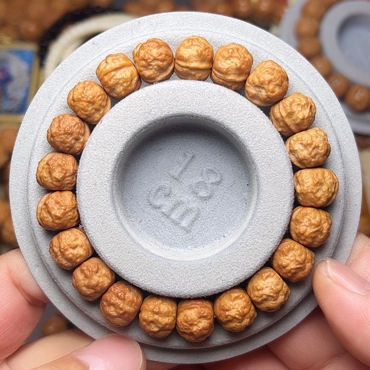 猴头核桃手串猴头雕刻精工蟾棕手串单圈