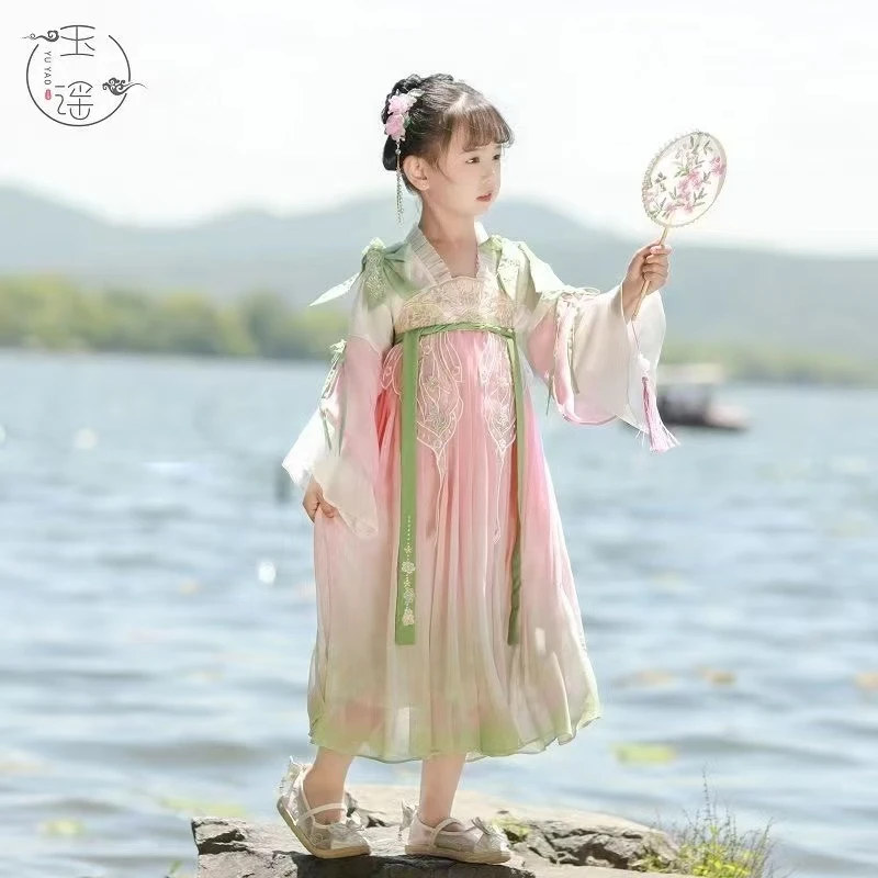 儿童汉服连衣裙群不是两件套无配饰库存默认瑕疵不退换