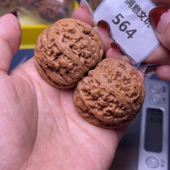 文玩核桃把件粗筋40.564
