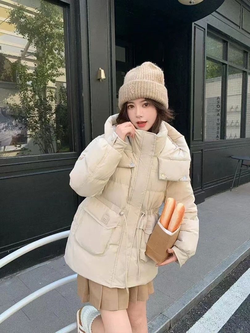 Datou·新款！ 新款羽绒服冬季时尚收腰连帽韩版显瘦