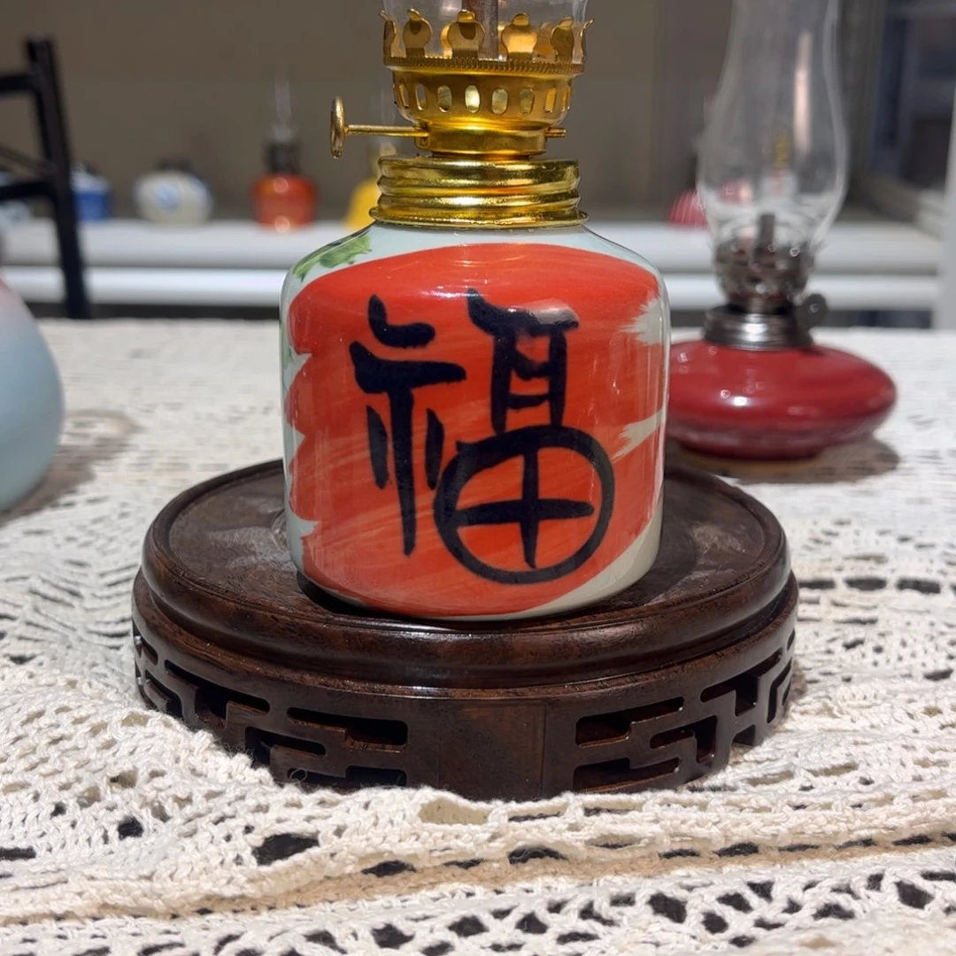 摆件景德镇陶瓷香薰灯