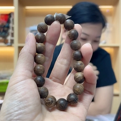 手串沉香浅*文莱圆珠单圈1.1/14克多样性发一