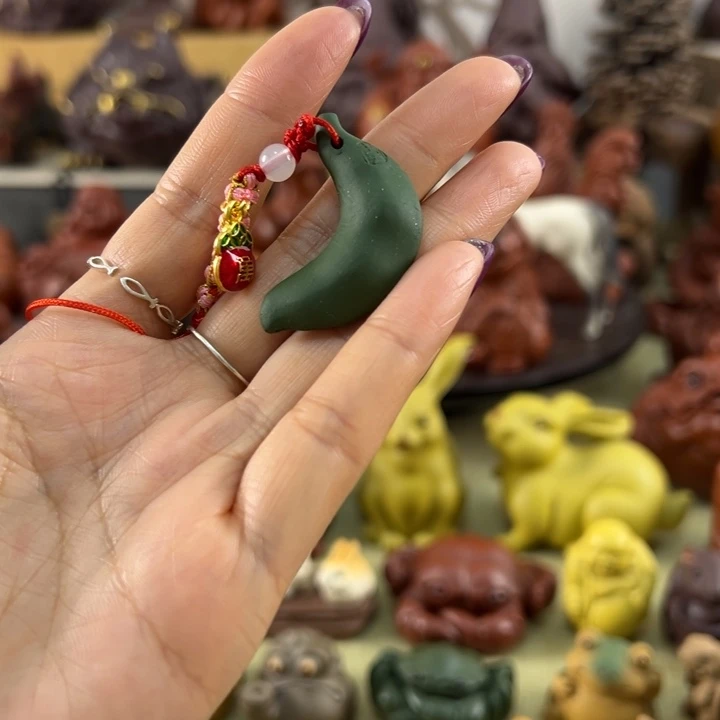 紫砂茶宠紫砂平安豆