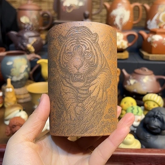 紫砂茶杯紫砂主人杯