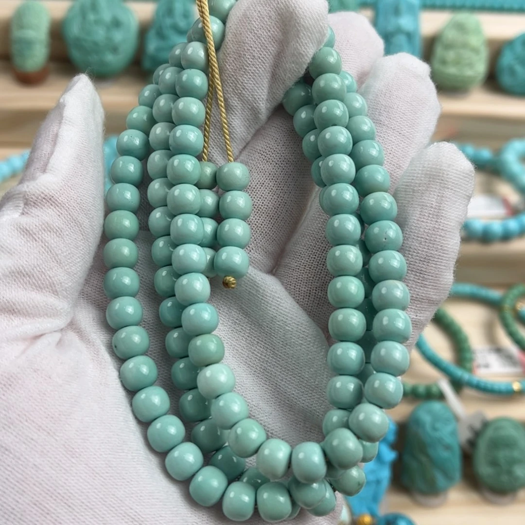 未镶嵌绿松石尺寸7.1mm