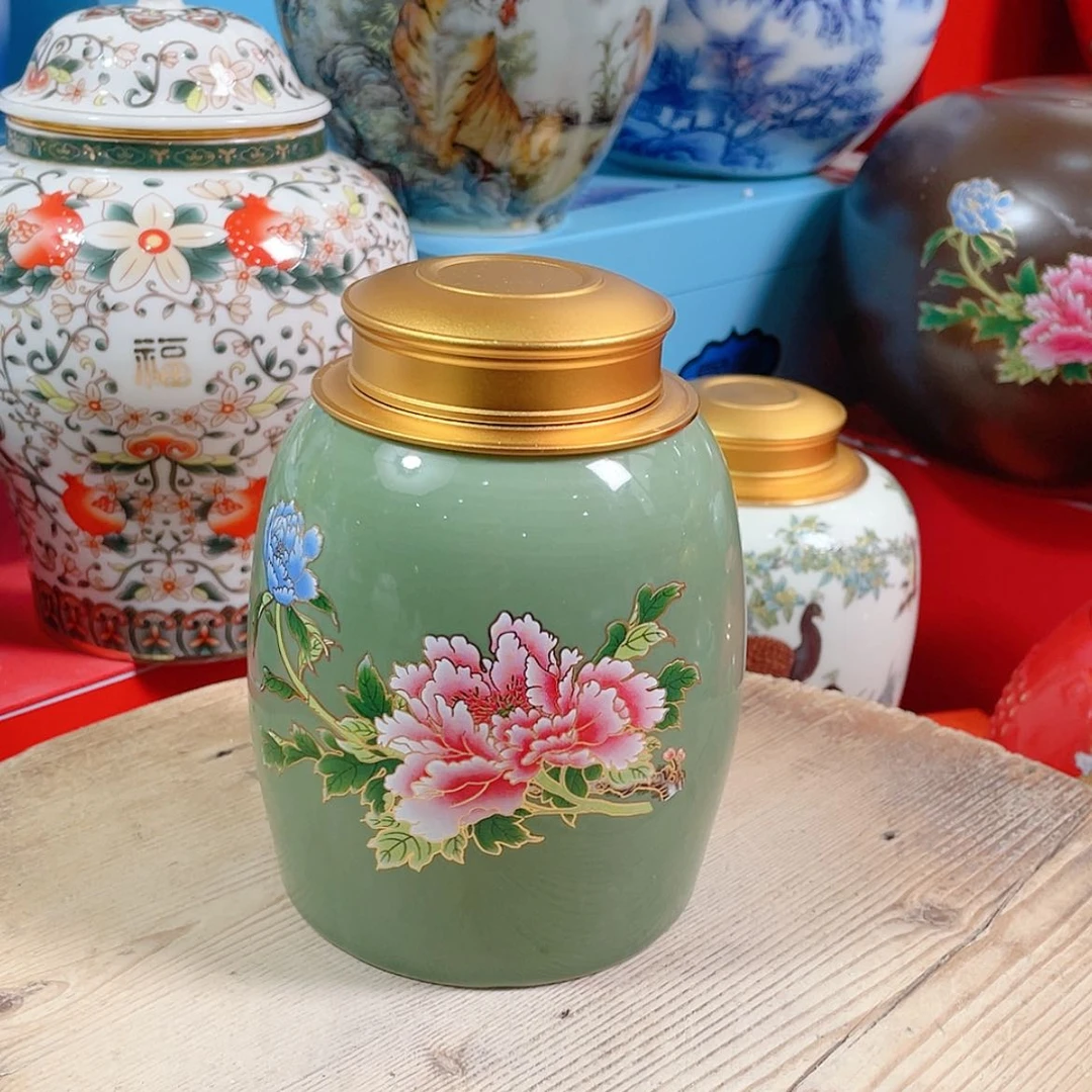 【闪购商品】罐陶瓷茶叶罐密封罐