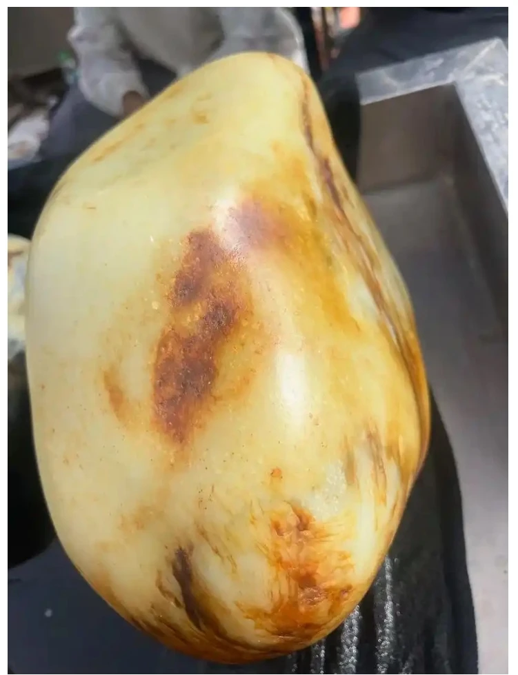 新疆和田料戈壁石盆景直播间选购随机发