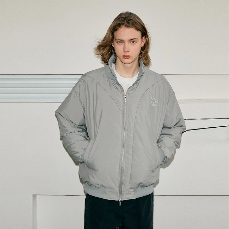 【侯明昊同款 解构】KREATEcleanfit纹理异形结构保暖棉服外套冬