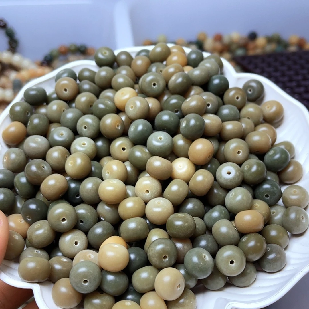 白玉菩提吊坠白玉菩提11阴皮苹果100颗灯牌宠100颗