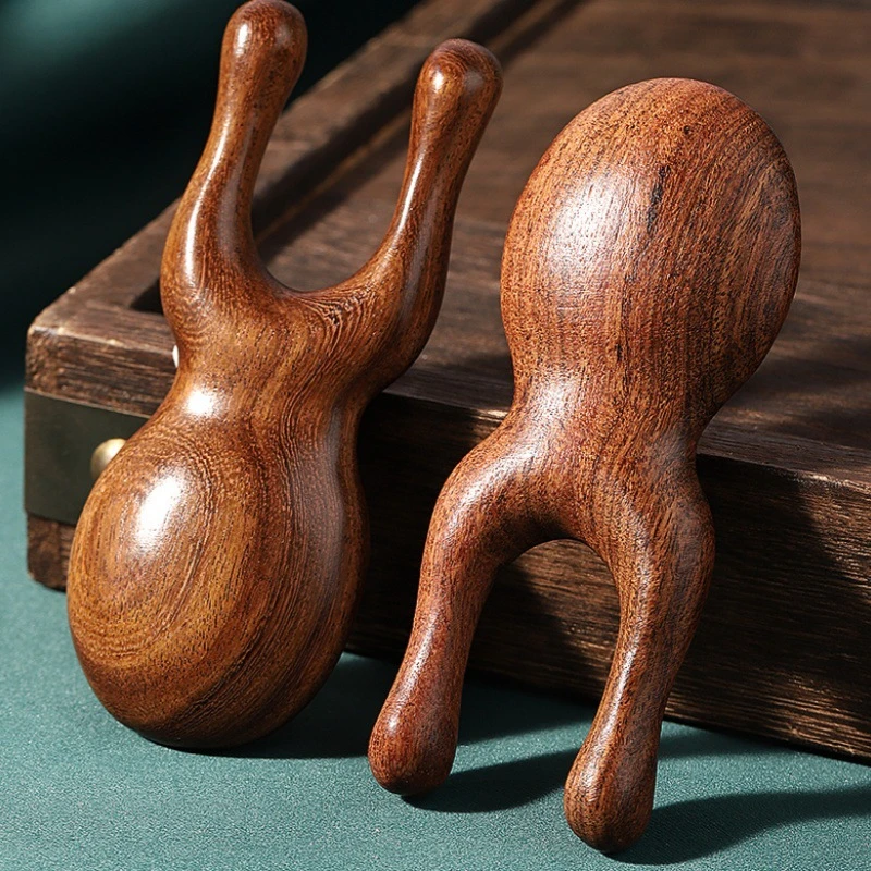 小青蛙金丝檀木梳子实木按摩梳