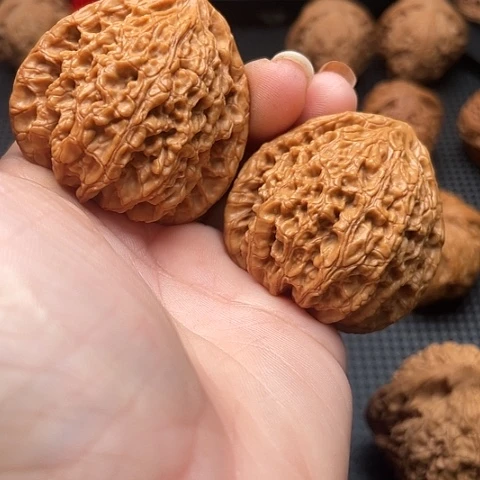 吊坠文玩核桃虎头王42
