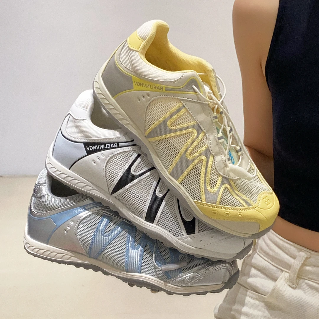 休闲登山户外跑步健身厚底老爹鞋德训阿甘鞋网面板鞋运动鞋女