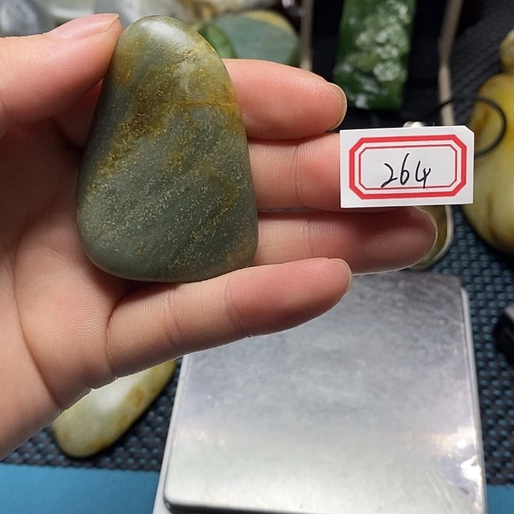 和田玉未镶嵌挂件264