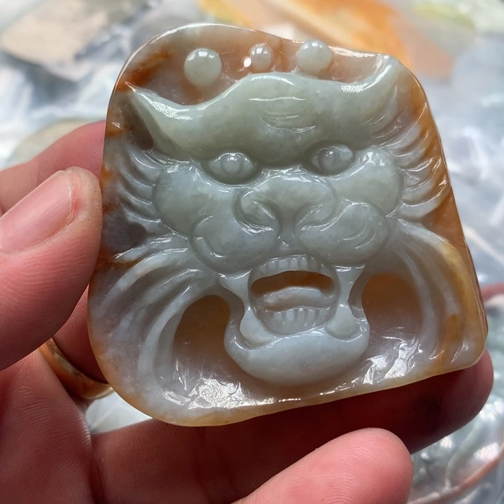 翡翠未镶嵌颈饰保真天然a货翡翠
