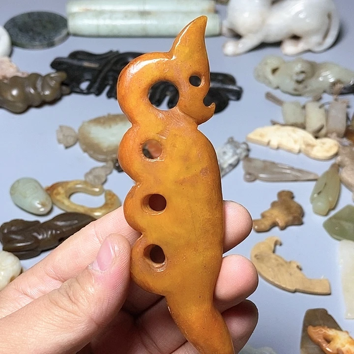 和田玉未镶嵌颈饰30