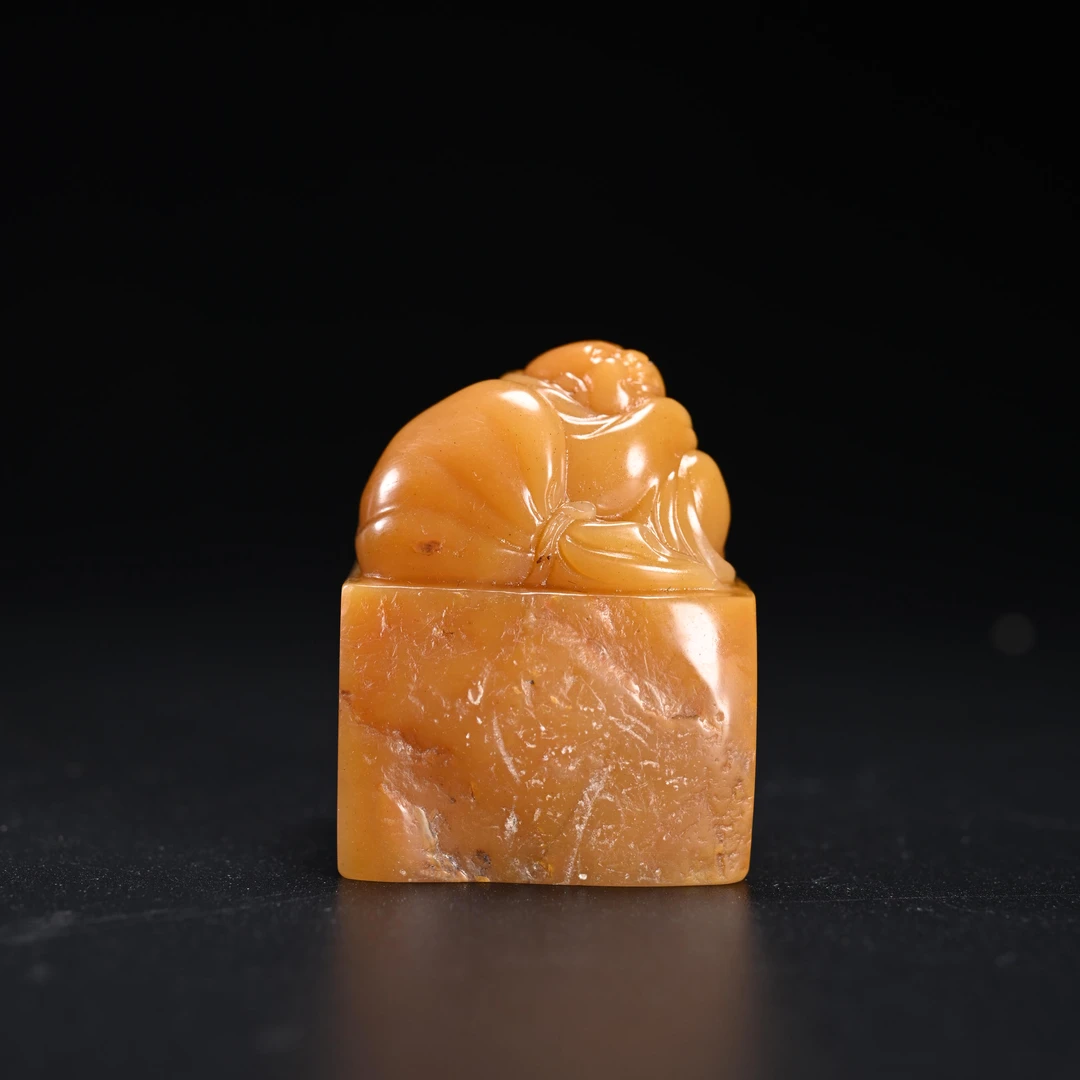 lot41田黄佛子禅心