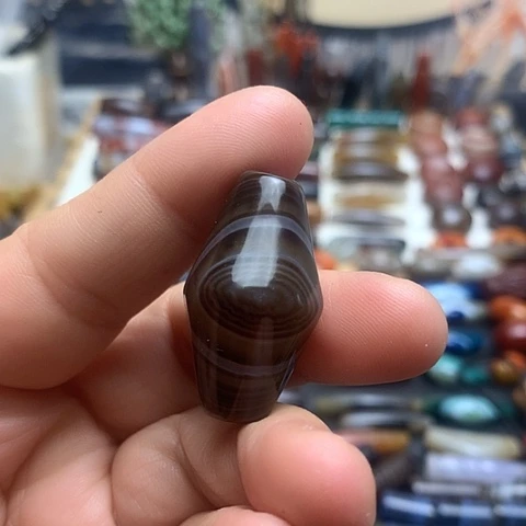 玛瑙/玉髓合金颈饰