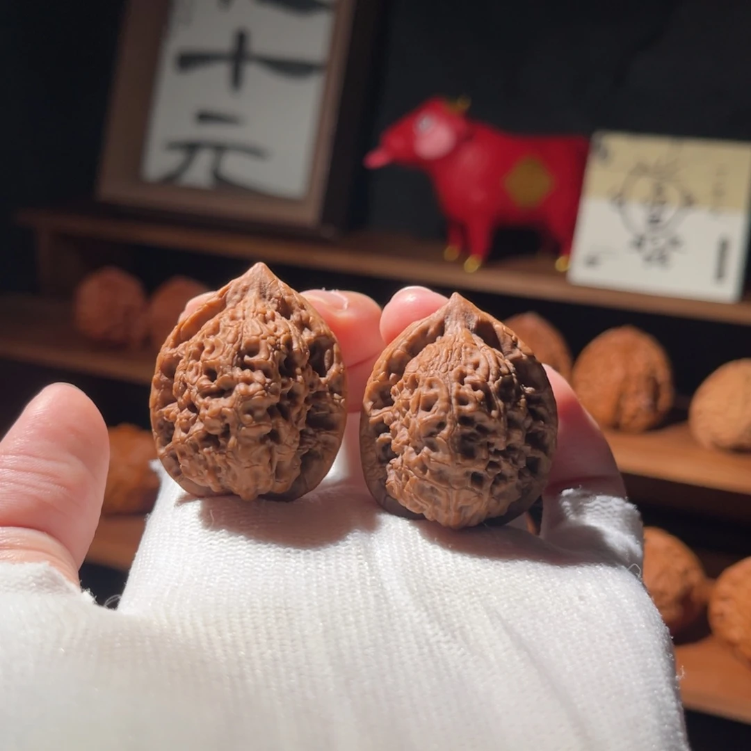 文玩核桃把件29丁老头，不面试