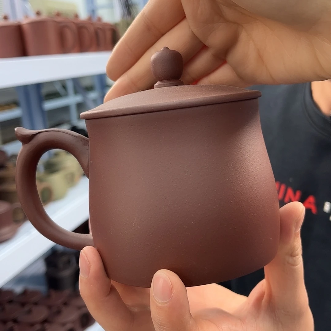 紫砂茶杯原矿紫砂