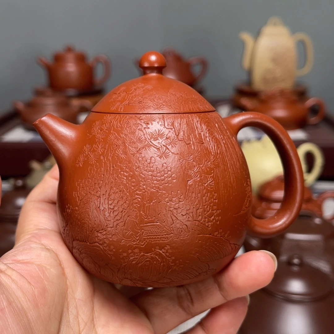 紫砂茶壶全手工制作170cc
