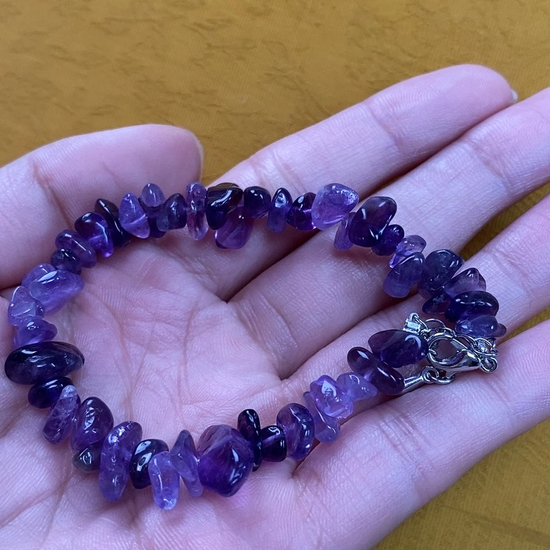 紫晶手绳未镶嵌手串