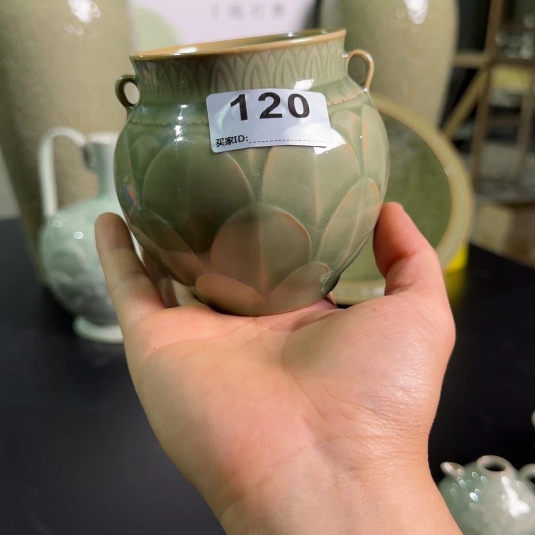 露**嘬莲瓣 120 仰山耀州窑仰山