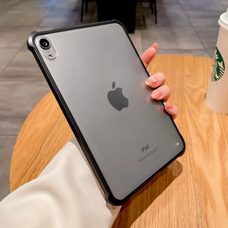 超博磨砂背板iPad平版保护套2025第11代A16亚克力ipad air保护套