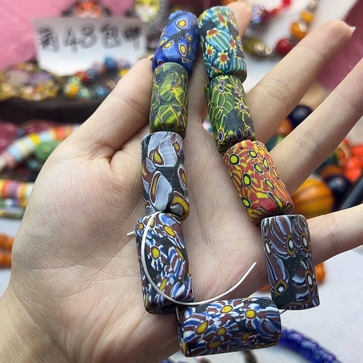 琉璃颈饰尼泊尔琉璃