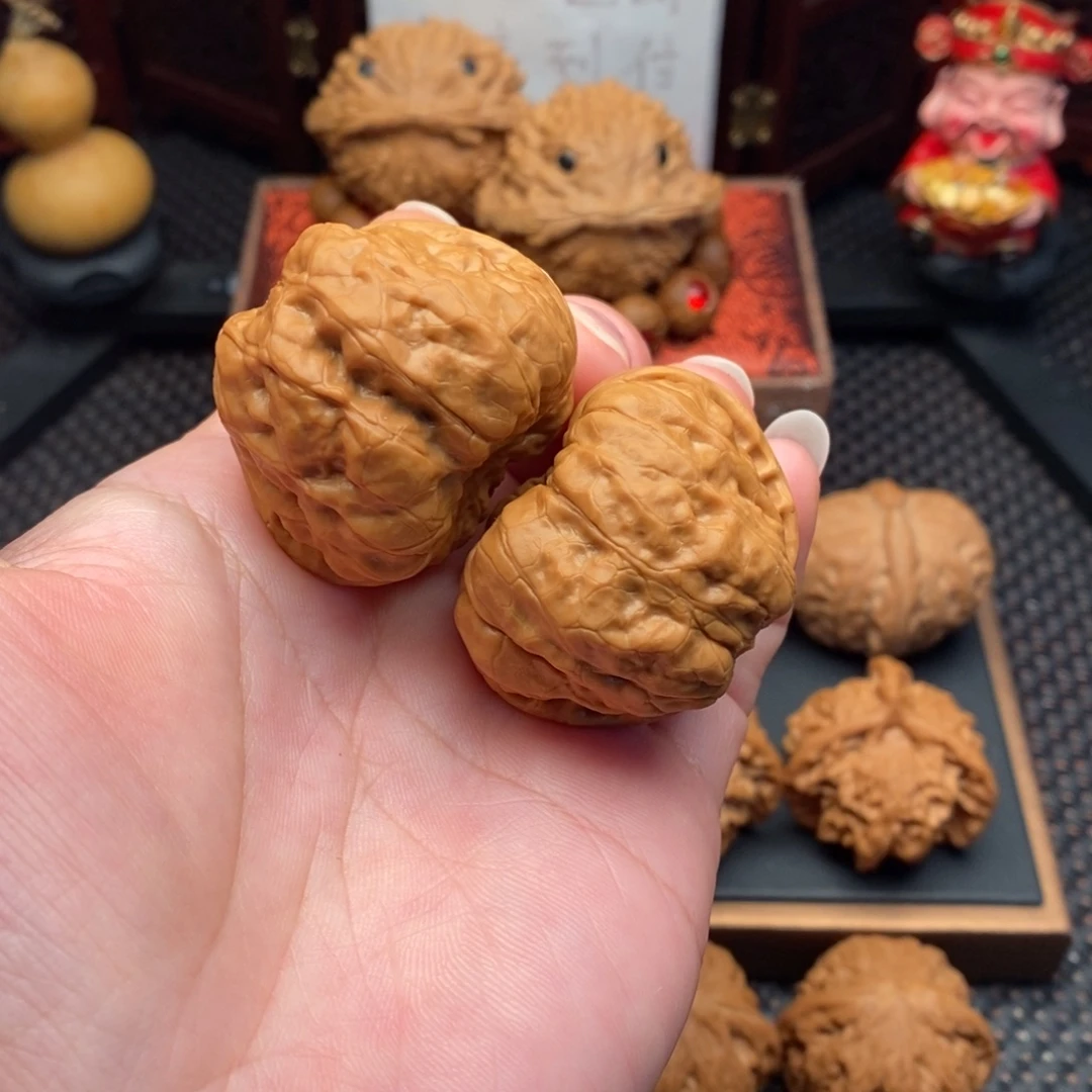 文玩核桃把件蛤蟆42尺