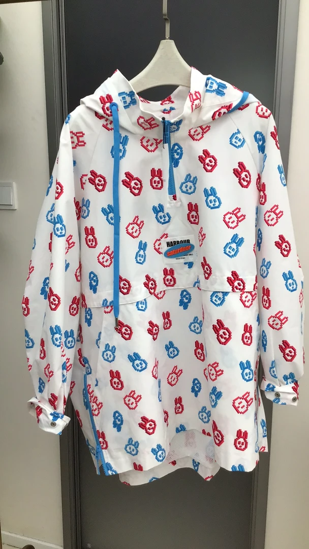 水淼长款防风外套7514