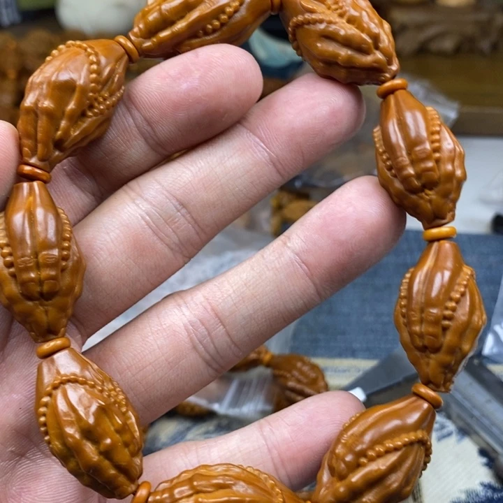 橄榄核手串/手链橄榄核雕工艺手串