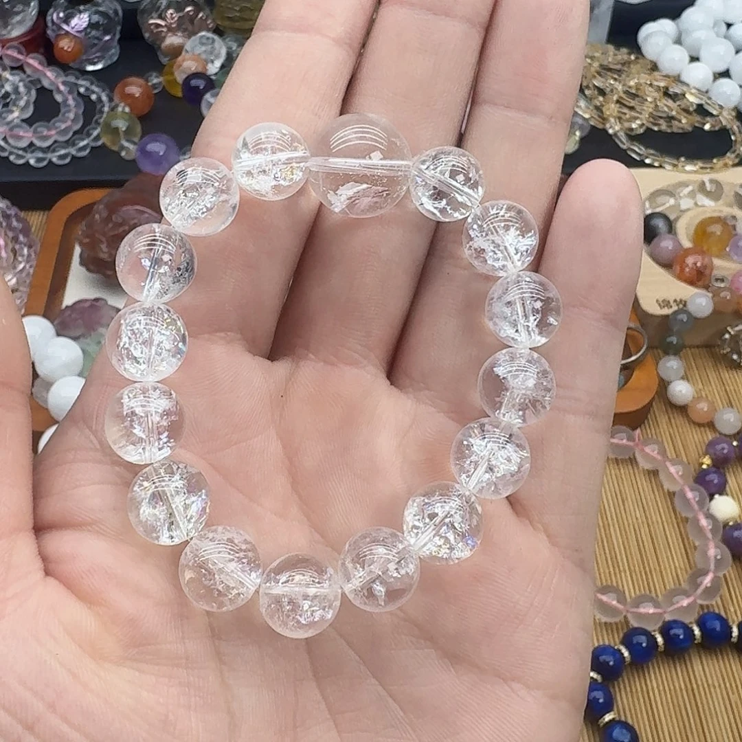 银S925镶嵌水晶手链